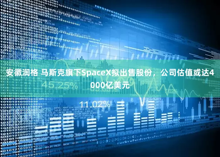 安徽润格 马斯克旗下SpaceX拟出售股份，公司估值或达4000亿美元